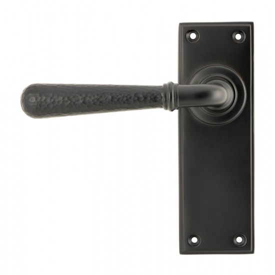 From the Anvil Hammered Newbury Lever Latch Set