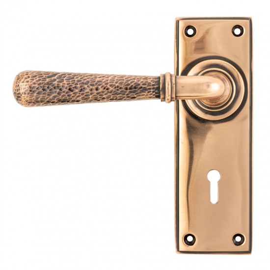 From the Anvil Hammered Newbury Lever Lock Set