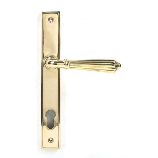 From the Anvil Hinton Slimline Sprung Lever Espag. Lock Set