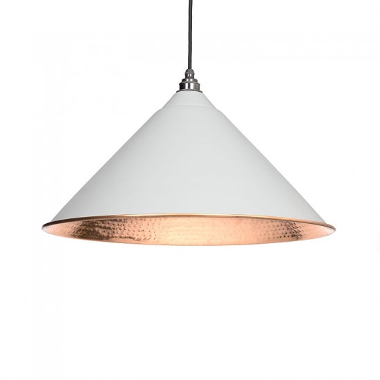 From the Anvil Hockley Pendant Hammered Copper Ceiling Light