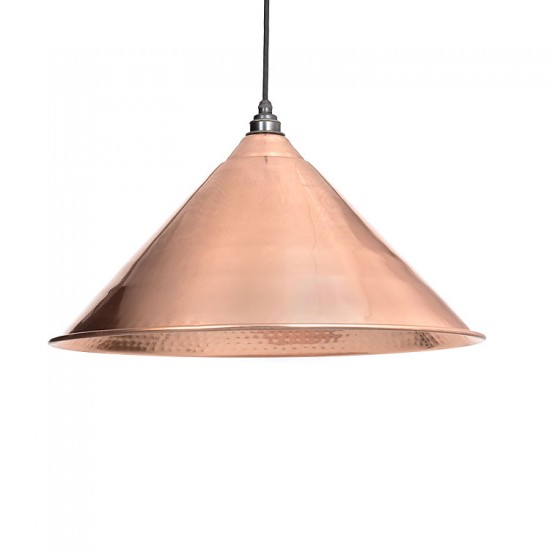 From the Anvil Hockley Pendant Hammered Copper Ceiling Light