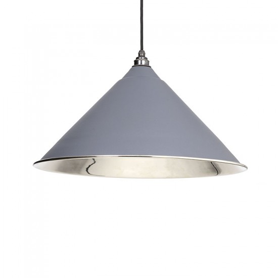 From the Anvil Hockley Pendant Nickel Ceiling Light