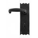 From the Anvil Cast Cottage Lever Handle in Black