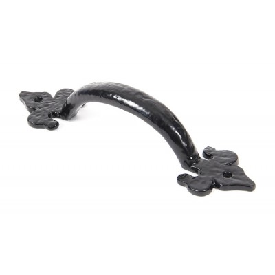 From the Anvil 6" Fleur-De-Lys Pull Handle in Black Antique