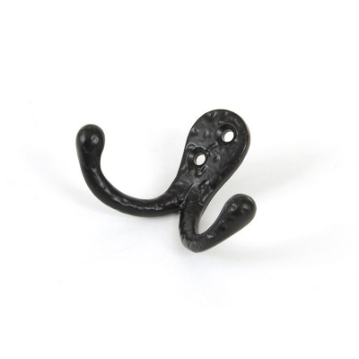 From the Anvil Celtic Double Robe Hook in Black