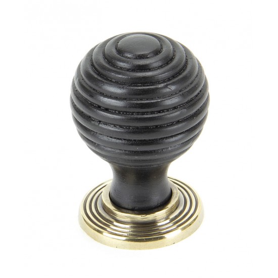 From the Anvil Wooden Beehive Cabinet Knob - Small