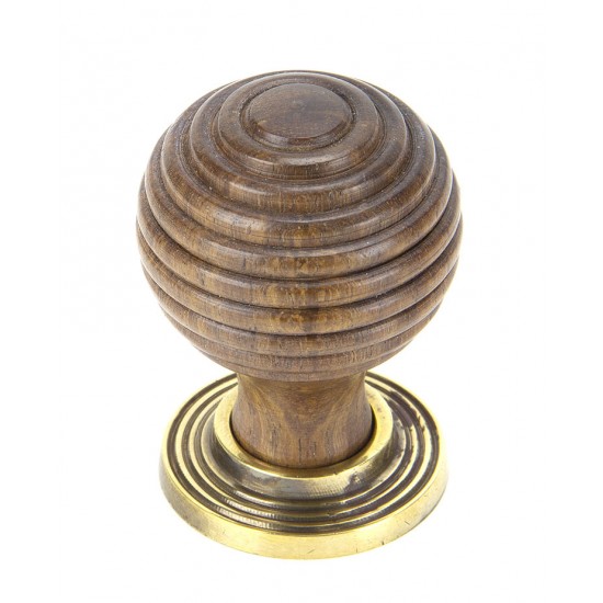 From the Anvil Wooden Beehive Cabinet Knob - Small