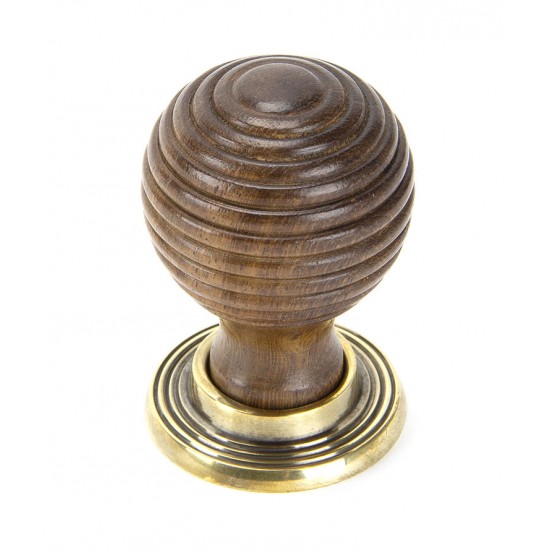 From the Anvil Wooden Beehive Cabinet Knob - Large