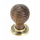 From the Anvil Wooden Beehive Cabinet Knob - Large