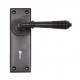 From the Anvil Reeded Lever Lock Set