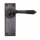 From the Anvil Reeded Lever Latch Set