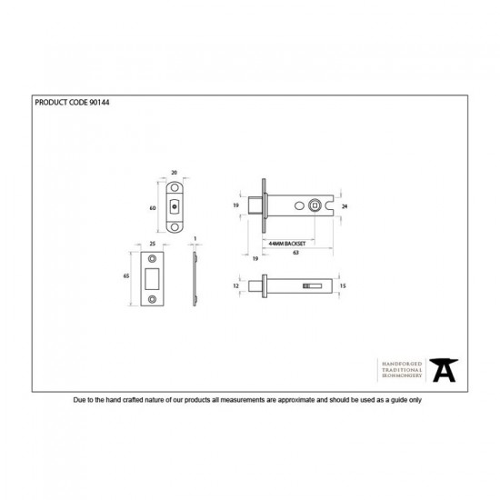 From the Anvil 2½" Heavy Duty Deadbolt