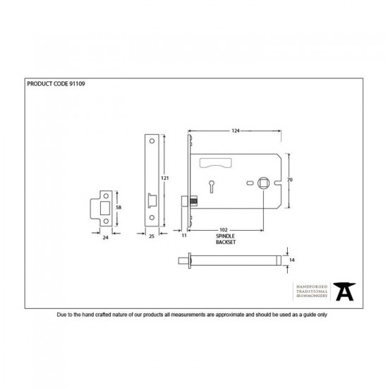 From the Anvil 5" Horizontal Latch