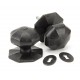 From the Anvil Octagonal Mortice/Rim Knob Set - Large