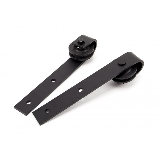 From the Anvil 91793 Sliding Door Hardware Kit 80kg - (2m Track) in Black