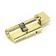 From the Anvil 5pin Euro Cylinder with Turn in Lacquered Brass