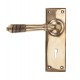 From the Anvil Reeded Lever Lock Set