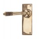 From the Anvil Reeded Lever Latch Set