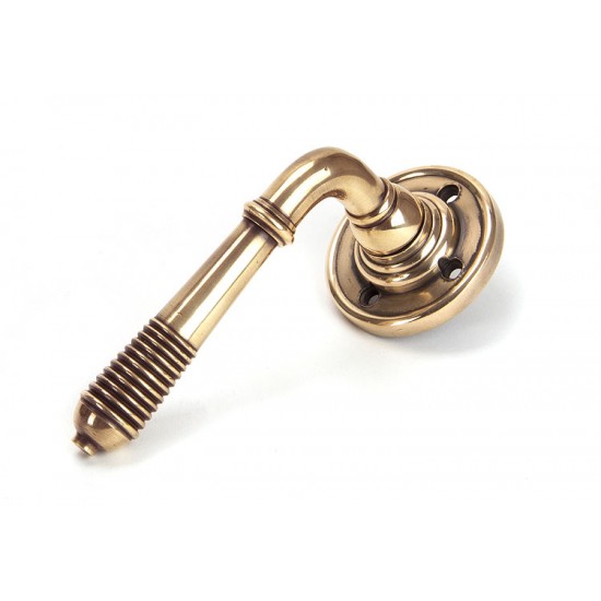 From the Anvil Reeded Lever on Rose Set