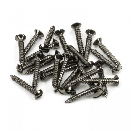 From the Anvil Dark Stainless Steel 6x1" CSK Raised Head Screws (25)