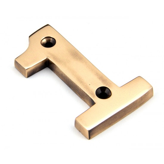 From the Anvil Numerals 0-9 in Polished Bronze