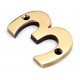 From the Anvil Numerals 0-9 in Polished Bronze