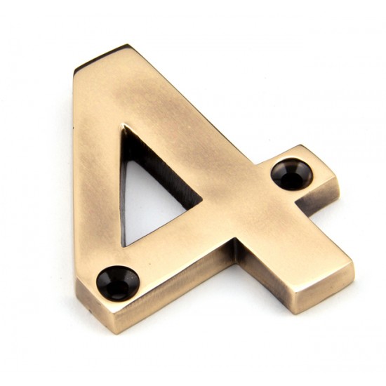 From the Anvil Numerals 0-9 in Polished Bronze