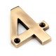 From the Anvil Numerals 0-9 in Polished Bronze