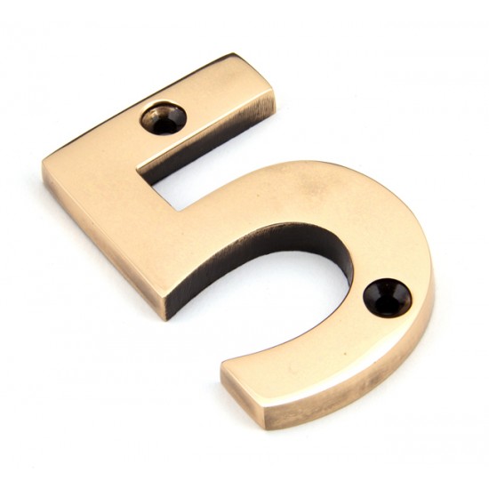 From the Anvil Numerals 0-9 in Polished Bronze