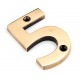 From the Anvil Numerals 0-9 in Polished Bronze