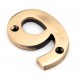 From the Anvil Numerals 0-9 in Polished Bronze