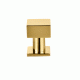 Henry Blake Art Deco Square Cabinet Knob on Backplate