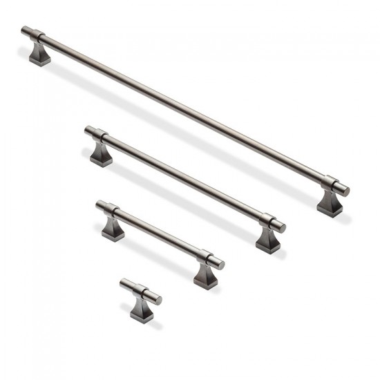 Round T Bar Cabinet Pull Handle with Shaped Stems