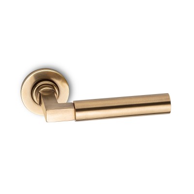 Henry Blake Hardware SK1050 Bauhaus Lever Handle on Round Rose