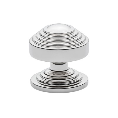 30mm Art Deco Stepped Knob on Rose