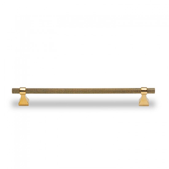 Knurled Round T Bar Cabinet Pull Handle with Shaped Stems