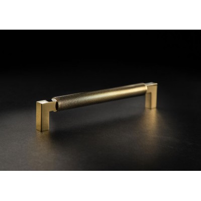 Knurled Bauhaus Style Cabinet Pull