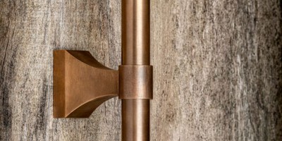 Solid Bronze Chunky T Bar Pull Handle