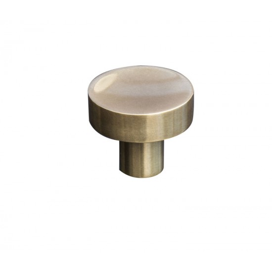 Round Flat Concave Cabinet Knob