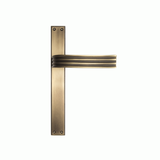 Henry Blake SK1033 Art Deco Fluted Lever on Stepped Back Plate