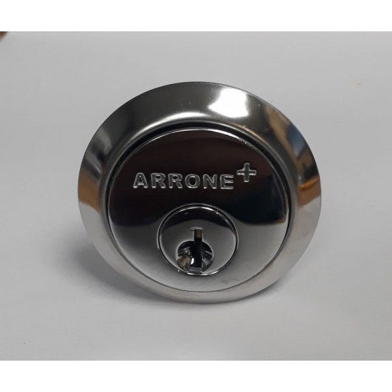 Replacement Rim Cylinder Lock Polished Chrome by Arrone Hoppe