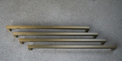 Satin Brass Pull Handles