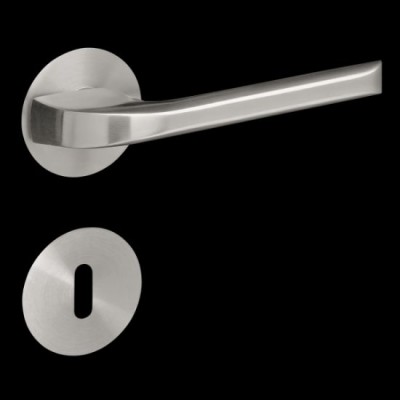 Plan-Design by Karcher Tower EPL86 Door Lever Handle on a Flush Rose