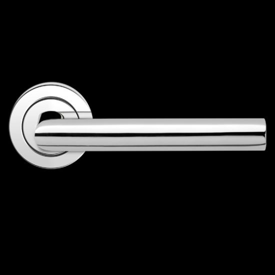 Karcher Design Rhodos ER28 Door Lever Handle on a Round Rose