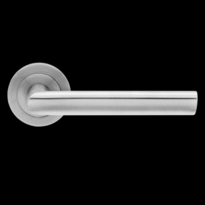 Karcher Design Cyprus ER29 Door Lever Handle on a Round Rose