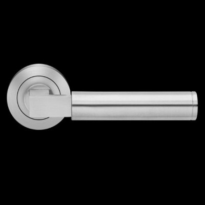 Karcher Design Tasmania ER31 Door Lever Handle on a Round Rose