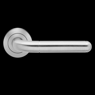 Karcher Design Lignano ER35 Door Lever Handle on a Round Rose