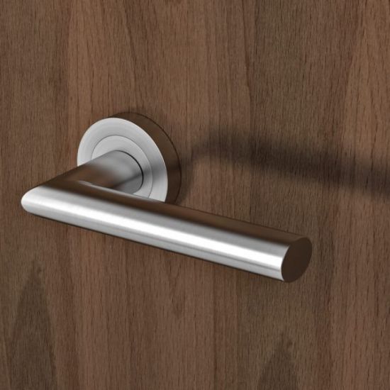 Karcher Design Verona ER37 Door Lever Handle on a Round Rose