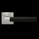 Karcher Design Madeira ER45QL Door Lever Handle on a Square Rose - Leather Handle