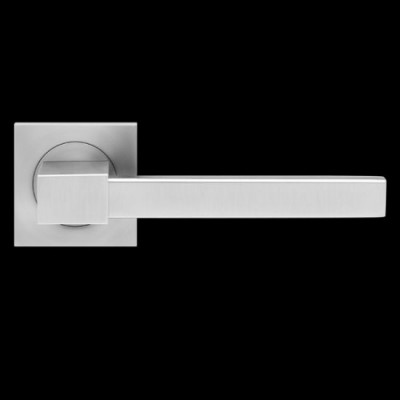 Karcher Design Portland ER47Q Door Lever Handle on a Square Rose